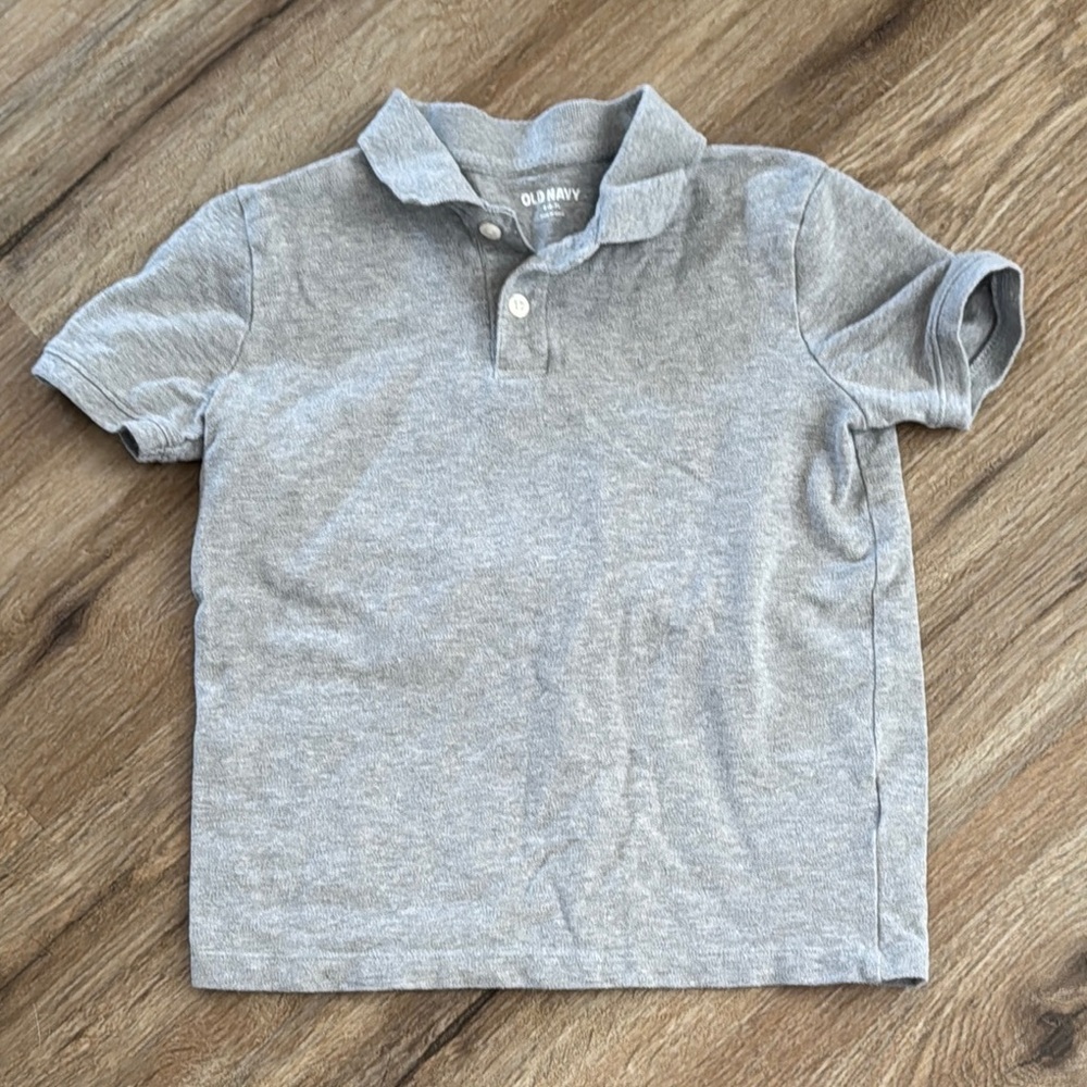 Old Navy Light Gray Kids Polo